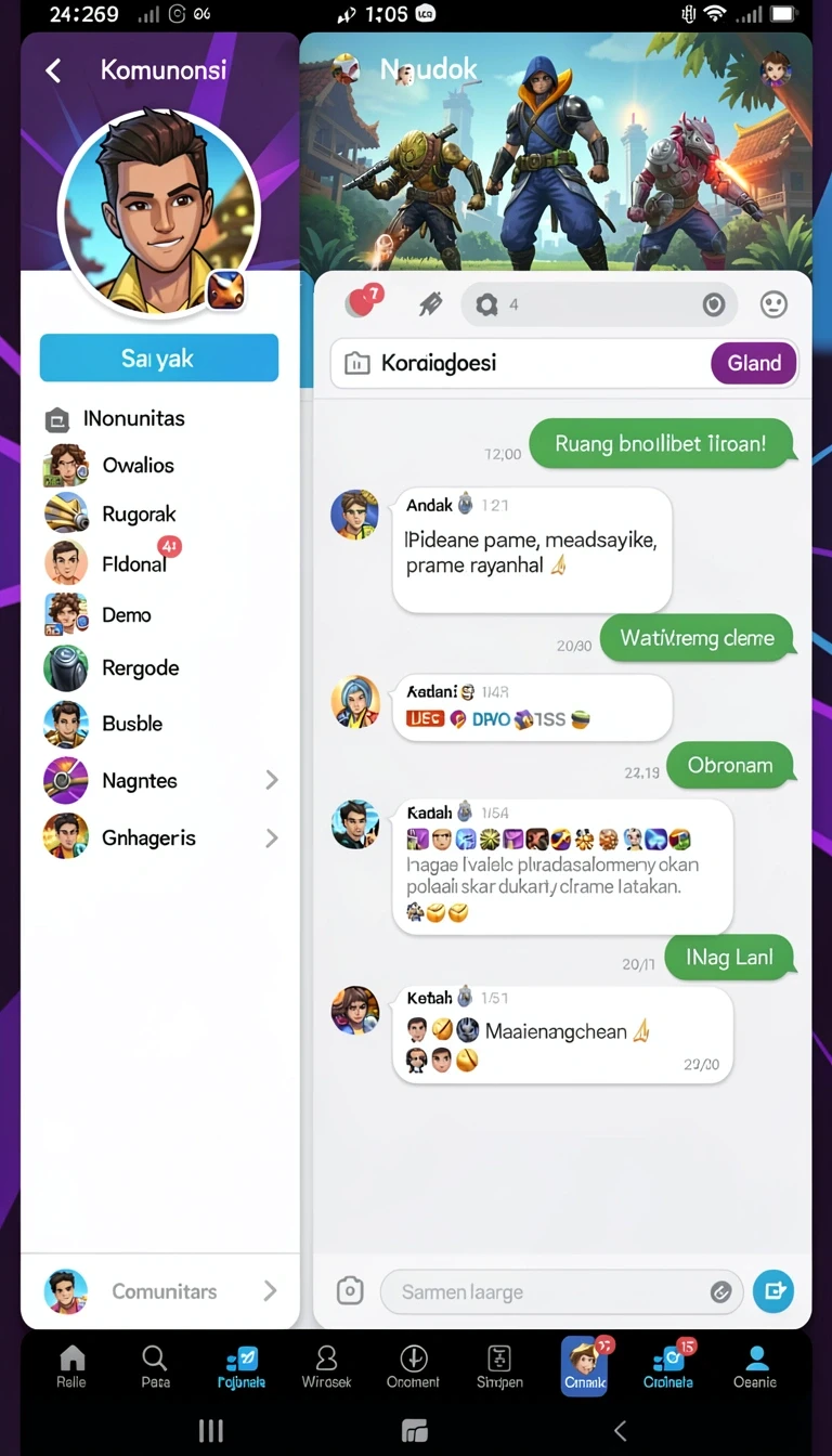 Beragam pilihan permainan menarik dalam aplikasi advantages App APK Terbaru.